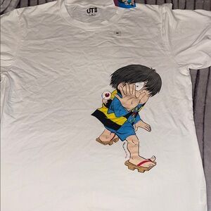 Men’s White Graphic T-Shirt